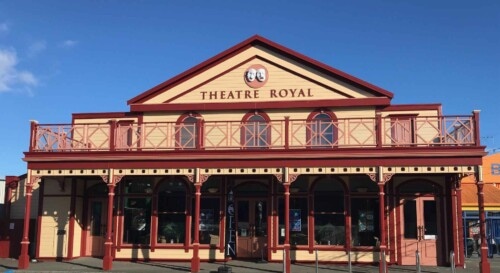 Theatre Royal new colours on the facade